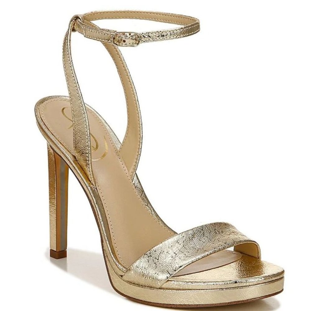 Sam Edelman Jade Heel in Gold Leaf